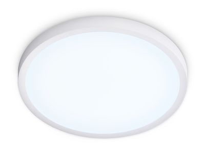 Светильник светодиодный ультратонкий FZ1951 WH белый IP54 20W 5000K D270*15 (Без ПДУ)