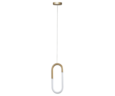 08271,33(3000K) Подвес Канто золото d14 h200 (высота корпуса светильника h34) Led 12W (3000K)