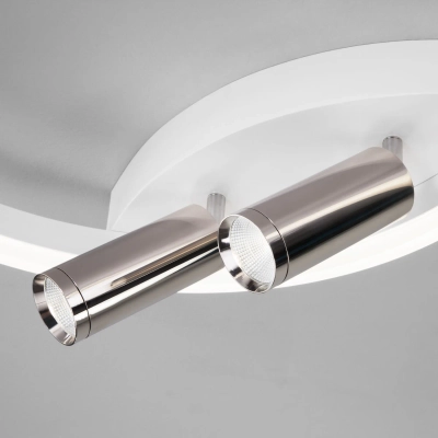 Умный потолочный светильник Eurosvet Luminari 90247/3 90247/3 белый/хром Smart, LED