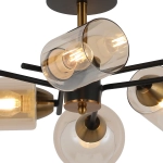 IL8243-6COU-79 BK GD светильник потолочный ILLUMICO, E27х6