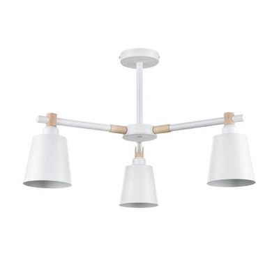 8097/3C MODERNI LN25 269 белый/белый металл, дерево/металл Люстра потолочная Е27 3*60W 220V ROSALINA