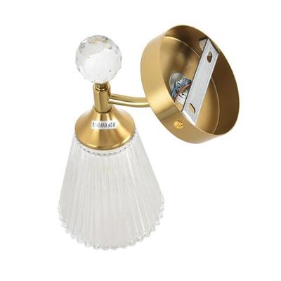 8046/1W CLASSI LN латунь/прозрачный, металл/стекло Бра E14 40W 220V AURICA