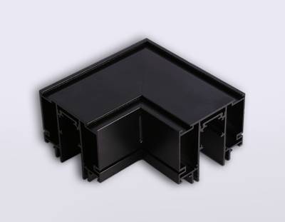 Коннектор угловой для шинопровода Magnetic 48V в натяжной потолок GL3392 BK черный