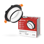Светильник GX53R-SOFT FL-BL 110х58мм встраив. под GX53 матов. плафон черн. IN HOME 4690612057958