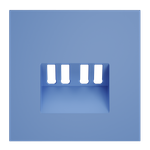 VLS001515 Накладка для розетки акустической 4-местной , S70 (деним). (ТМ Maytoni)