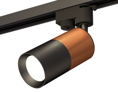 Комплект трекового однофазного светильника XT6302050 SBK/SCF черный песок/кофе песок MR16 GU5.3 (A2521, C6304, A2010, C6302, N6102)