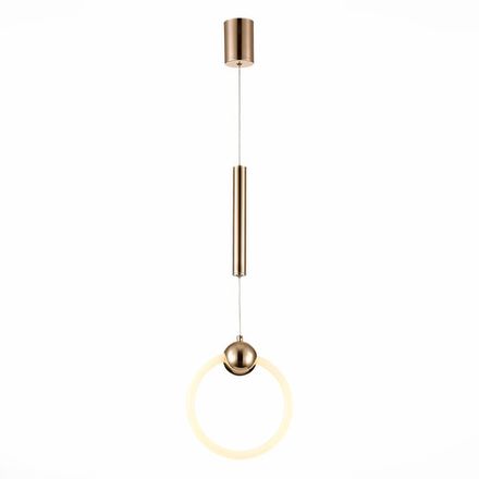 SL1578.203.01 Подвес ST-Luce Золотистый/Золотистый, Белый LED 1*15W 3000K