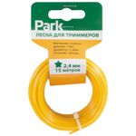 Леска  для триммеров Park 2,4мм, 15м, звезда.