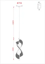 Подвесной светильник Arte Lamp FIORITA A2093SP-1GO, 1хLED