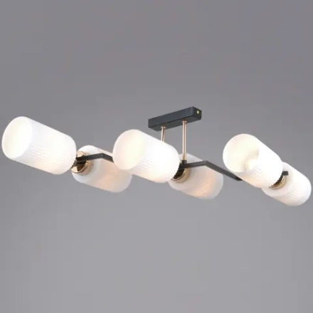 IL0809-6ASQ-25 BK AB NAPLES светильник потолочный ILLUMICO, E27х6