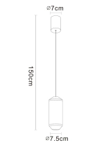 Точечный подвесной светильник Arte lamp OMICRON A1134SP-7PB, 1хLED