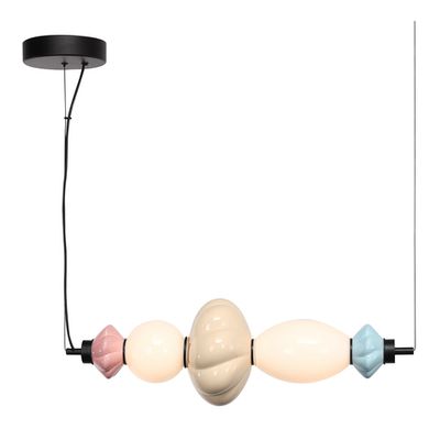 SL6134.423.01 Светильник подвесной ST-Luce черный/синий, желтый, розовый, опаловый LED 1*18W 3000K