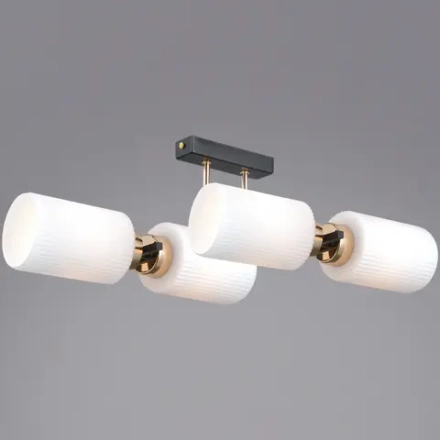 IL0809-4ASQ-25 BK AB NAPLES светильник потолочный ILLUMICO, E27х4