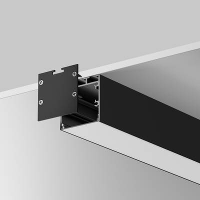 Комплект заглушек (для профиля 35×35) 2 шт., ALM-3535BT-B-EC 642038. TM Maytoni