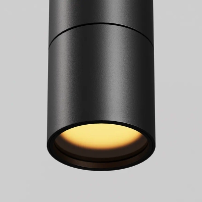 Уличный трековый подвесной светильник Фокус / Focus Led Elasity IP 3000К 8Вт 38° черный, O-TR01-1-P-8WB3K. TM Maytoni