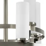 723125 Люстра FLUME 12х40W E14 ЧЕРНЫЙ МАТОВЫЙ/НИКЕЛЬ Lightstar