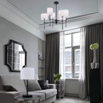 Умный потолочный светильник 60162/6 черный