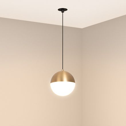 Светильник SP-EMISFERO-HANG-BUILT-R150-11W Warm3000 (GD, 170 deg, 230V) (Arlight, IP20 Металл, 3 года)