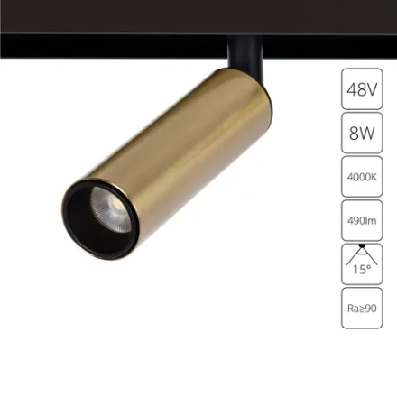 Магнитный трековый светильник Arte Lamp LINEA A4660PL-1AB, 1хLED