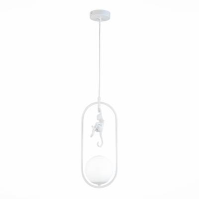 SLE115123-01 Светильник подвесной Белый/Белый E27 1*60W