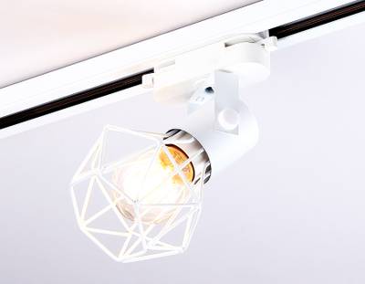 Светильник трековый GL5001 WH белый E27 max 40W D92*163