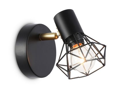 Светильник накладной TR8655 BK/GD черный/золото E14 max 60W 170*100*140