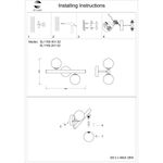 SL1185.401.02 Бра ST-Luce Черный/Белый G9 2*5W