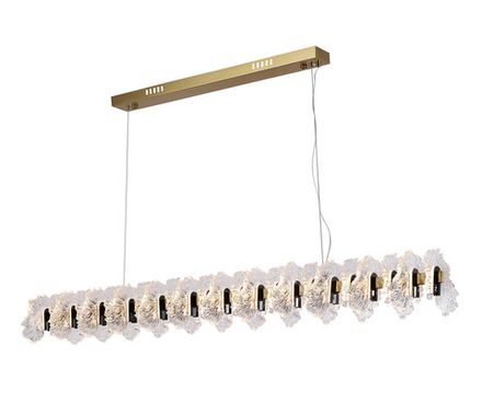 Люстра Мару латунь/черный жемчуг w120*16 h200 Led 40W (3000K)