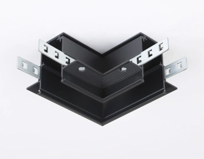 Коннектор угловой для встраиваемого шинопровода Magnetic GL3354 BK черный 85*85*H46.8