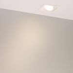 Светильник MS-VORTEX-BUILT-S117x117-20W Warm3000 (WH-WH, 40 deg, 230V) (Arlight, IP20 Металл, 5 лет)