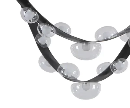 08460-300,19(21) Подвес Дэлви черный L300 Led 21W (3000K)