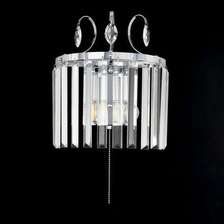 Citilux Инга CL335321 Бра хрустальное с выключателем Хром
