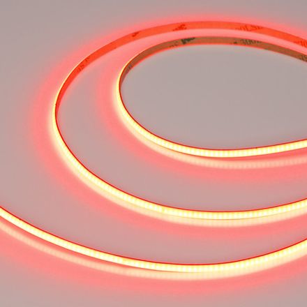 Лента COB-X480-4mm 24V Red (4 W/m, IP20, 5m) (Arlight, -)