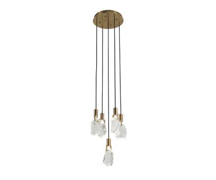 07670-5A,20 Подвес Гелла бронза d35 h180 Led 5*5W (4000K)