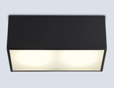 Светильник накладной TN6535/2 BK черный IP44 GX53/2 200*100*80