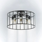 798287 Люстра GENNI 8х40W E27 ЧЕРНЫЙ МАТОВЫЙ/ПРОЗРАЧНЫЙ Lightstar