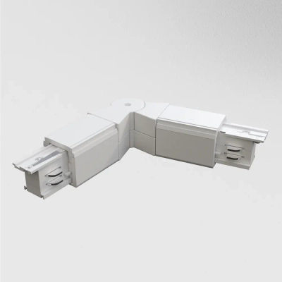 Коннектор поворотный шарнирный Trinity белый, TRA005CS-31W. TM Maytoni