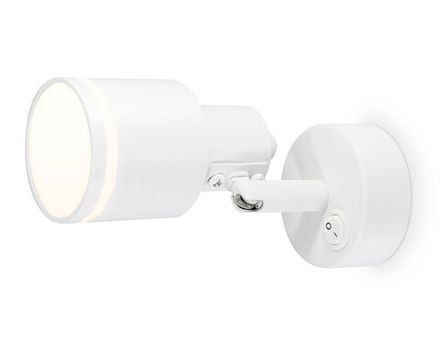 Накладной поворотный спот с выключателем TA1281 WH белый GU10 max 12W 100*55*132