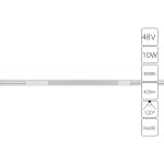 Магнитный трековый светильник Arte Lamp OPTIMA A7283PL-1WH, LED