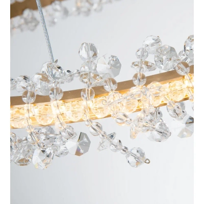 08243,36A Подвес Лаура латунь d60 h150 Led 36W (3000K)