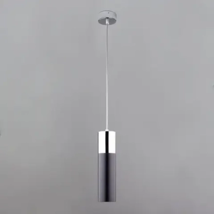 LED светильник подвесной в стиле лофт 50135/1 LED хром/черный, LED