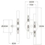 Бра Arte Lamp Ramona A7410AP-4PB, 4хG4