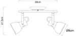 Спот Arte Lamp JOVI A1677PL-2GO, 2хE14