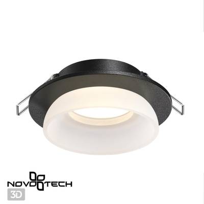 370721 SPOT NT21 319 черный Светильник встраиваемый IP20 GU10 9W 235V LIRIO