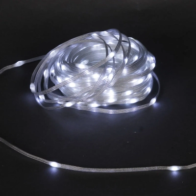 A-509 WT гирлянда светодиодная, 30м, 300LED "Капля", 220V, прозрачный шлейф, с контроллером