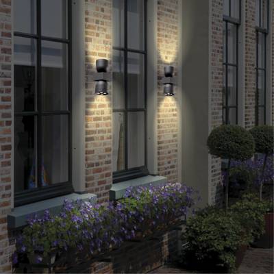 358114 STREET NT19 366 темно-серый  Ландшафтный настен.светильник IP65 LED 3000К 20W GALEATI