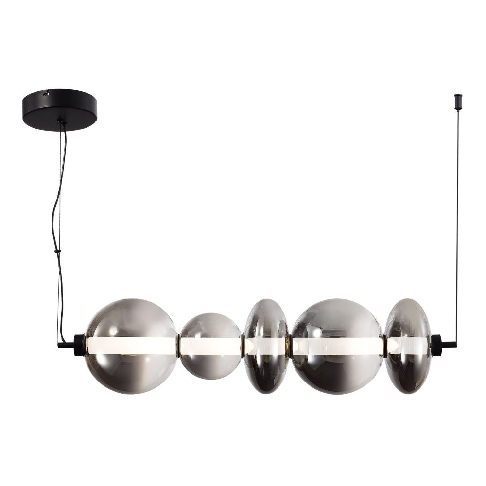 SL6119.413.40 Светильник подвесной ST-Luce Черный/Дымчато-Серый LED 1*40W 3000K