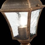 SL082.205.01 Светильник уличный наземный ST-Luce Бронза/Бронза, Прозрачный E27 1*60W