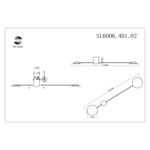 SL6006.401.02 Светильник настенный ST-Luce Черный/Черный LED 2*5W 3000K