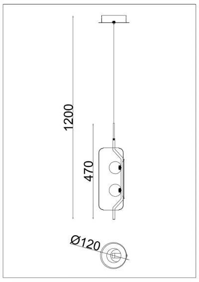 Подвесной светильник Arte lamp GENEVA A2341SP-2BK, 1хLED